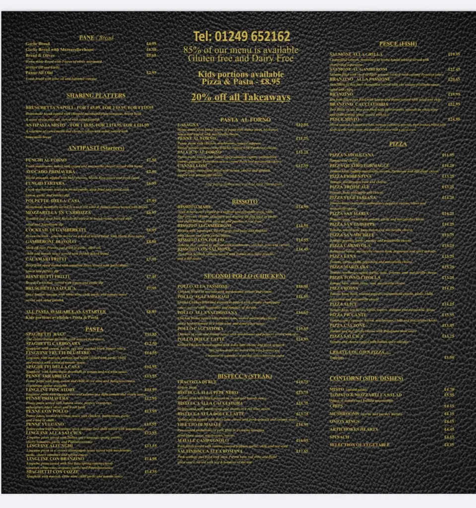 Menu_Amici Restaurant_Chippenham_image_1