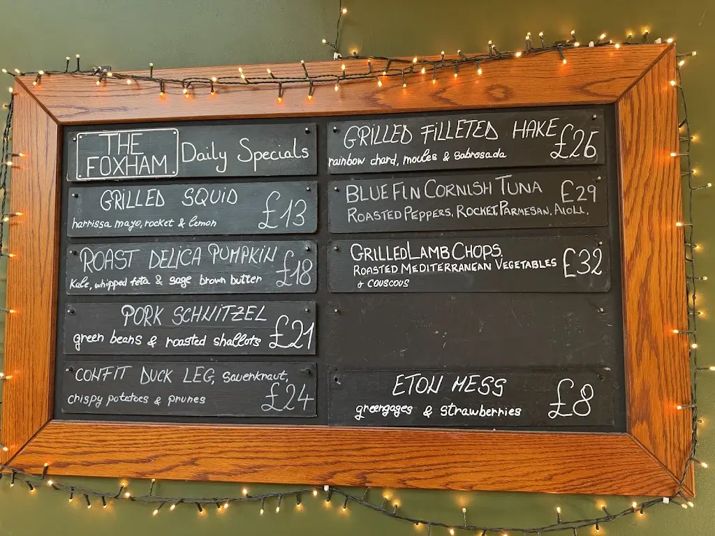 Menu_The Foxham_Chippenham_image_1