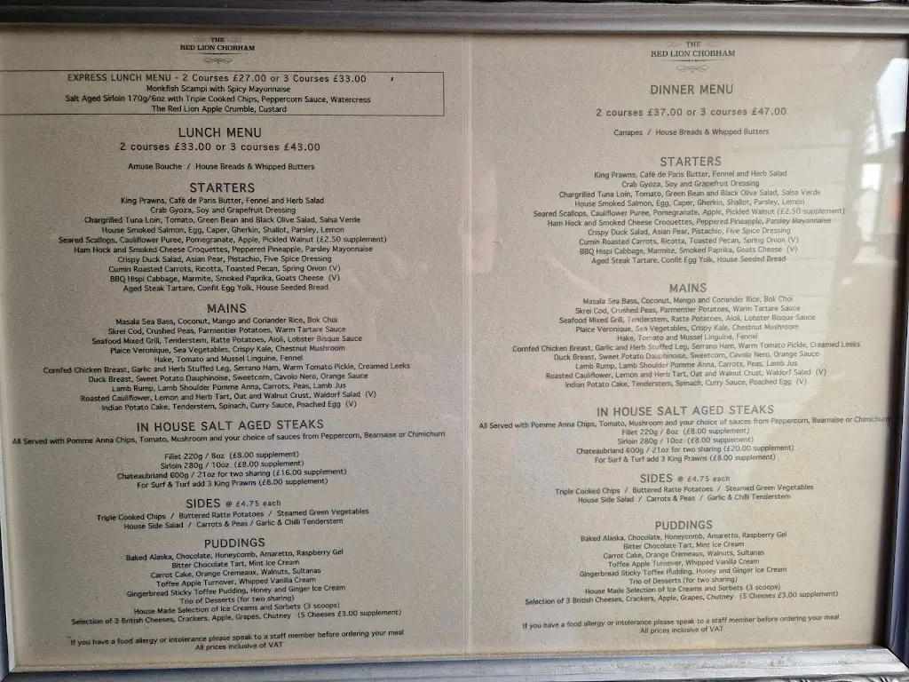 Menu_No.15 Restaurant and Bar_Chobham_image_1