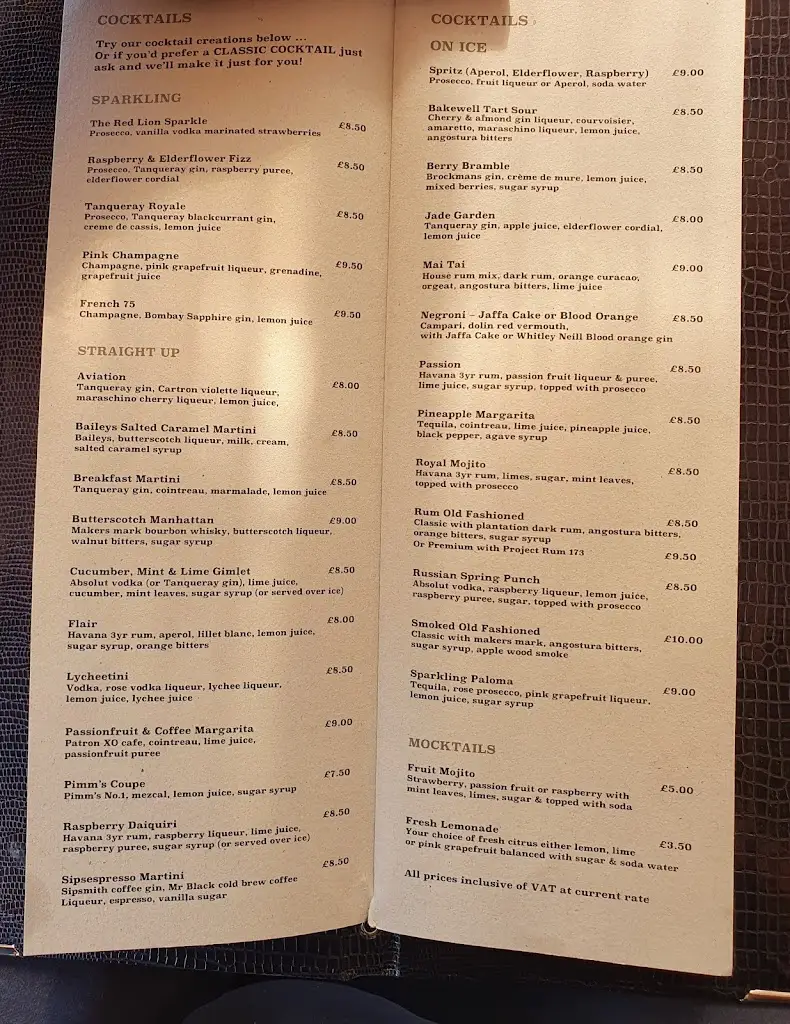 Menu_No.15 Restaurant and Bar_Chobham_image_2