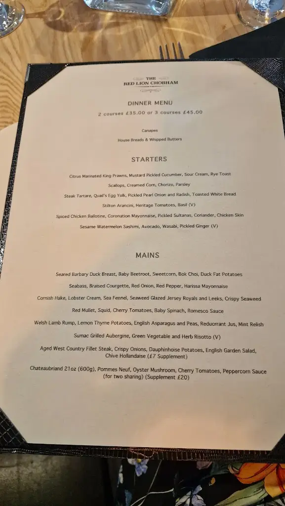 Menu_No.15 Restaurant and Bar_Chobham_image_3