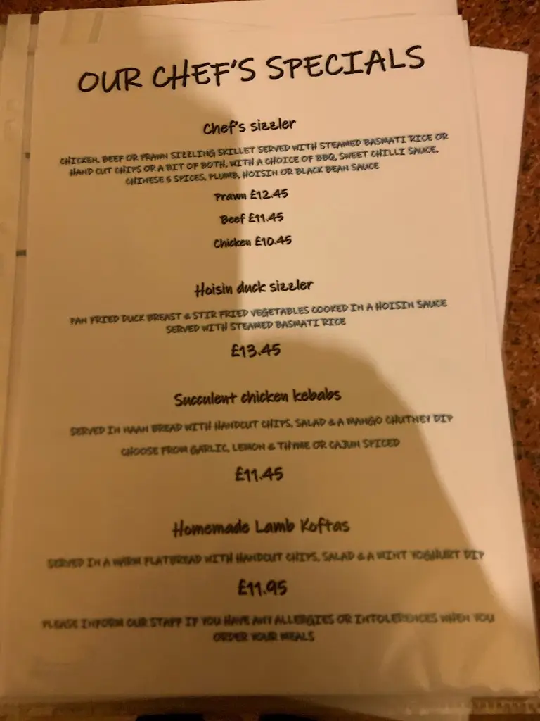Menu_Ye Olde Earl Grey Inn_Annfield Plain_image_1