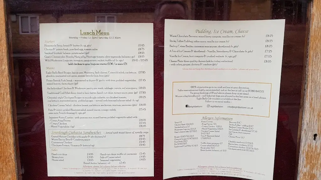 Menu_Eight Bells Inn_Chipping Campden_image_3