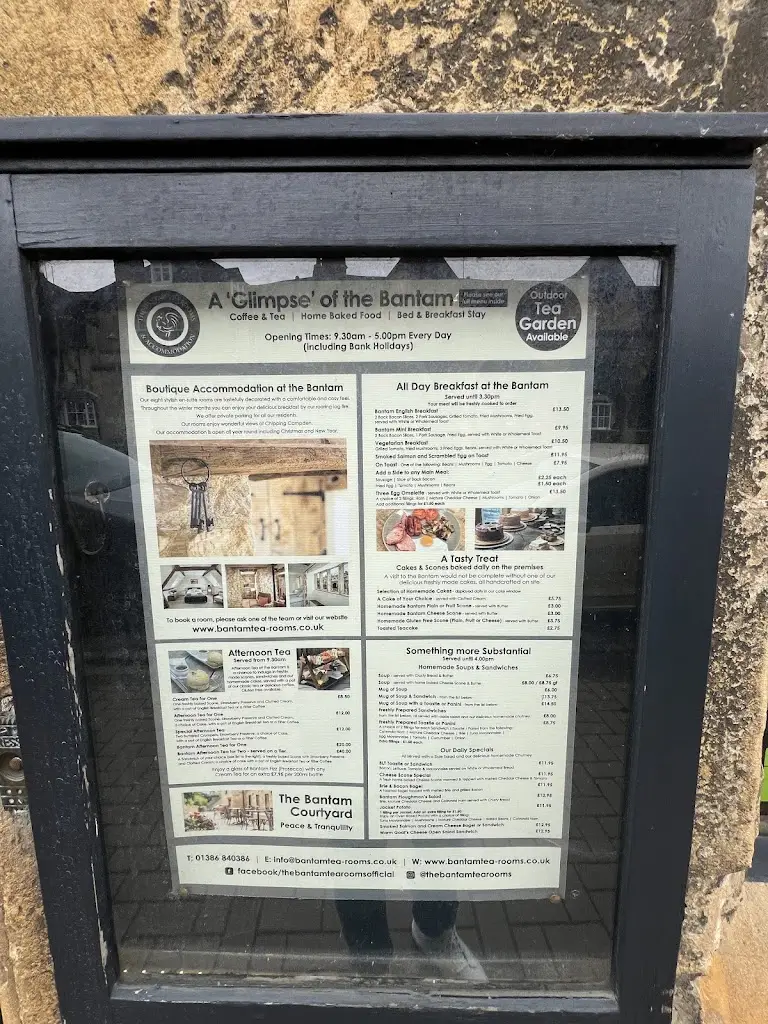 Menu_The Bantam Tea Rooms & Guest House_Chipping Campden_image_2