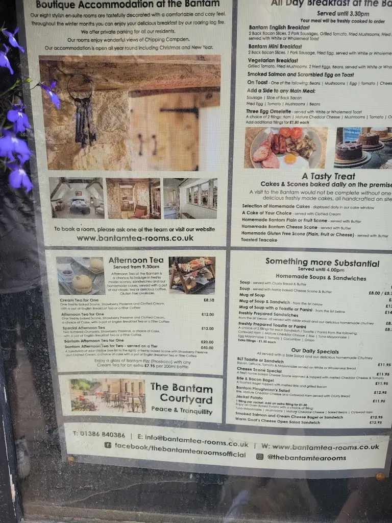 Menu_The Bantam Tea Rooms & Guest House_Chipping Campden_image_4