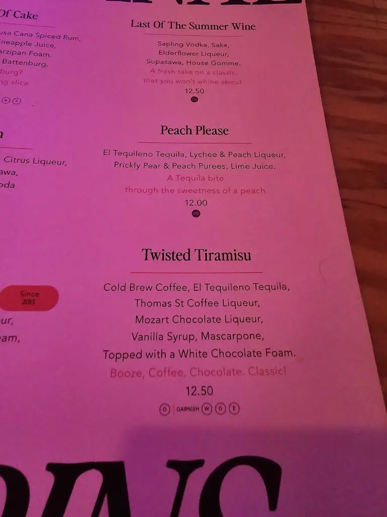 Menu_The Laundrette_Chorlton_image_2