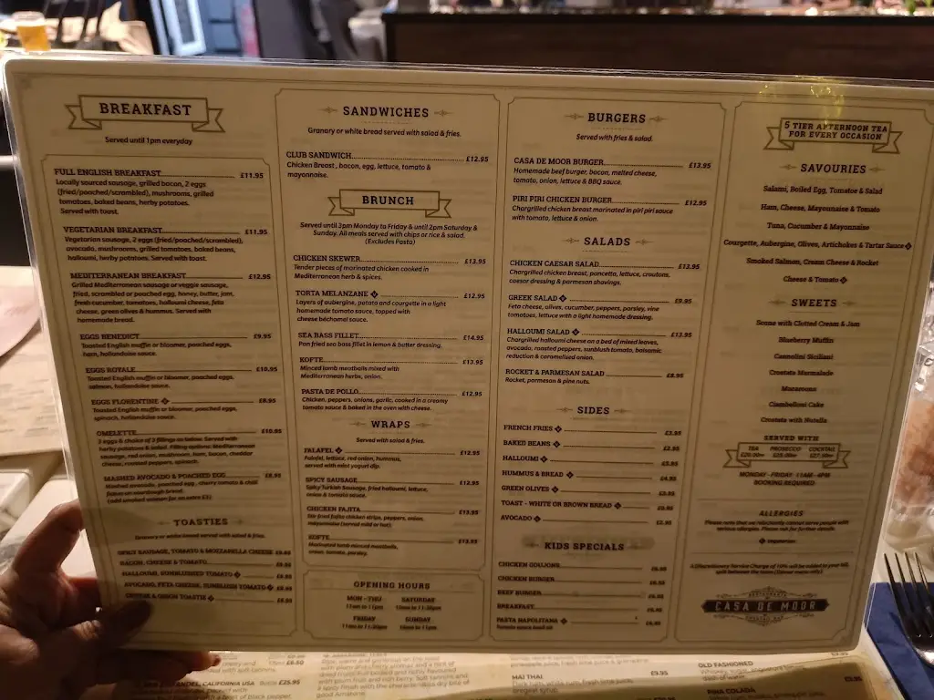 Menu_CASA DE MOOR -CHORLTON_Chorlton_image_2