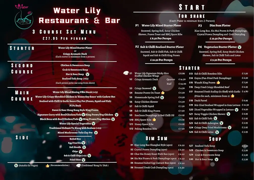 Menu_Water Lily Restaurant & Bar_Chorlton_imagen_1