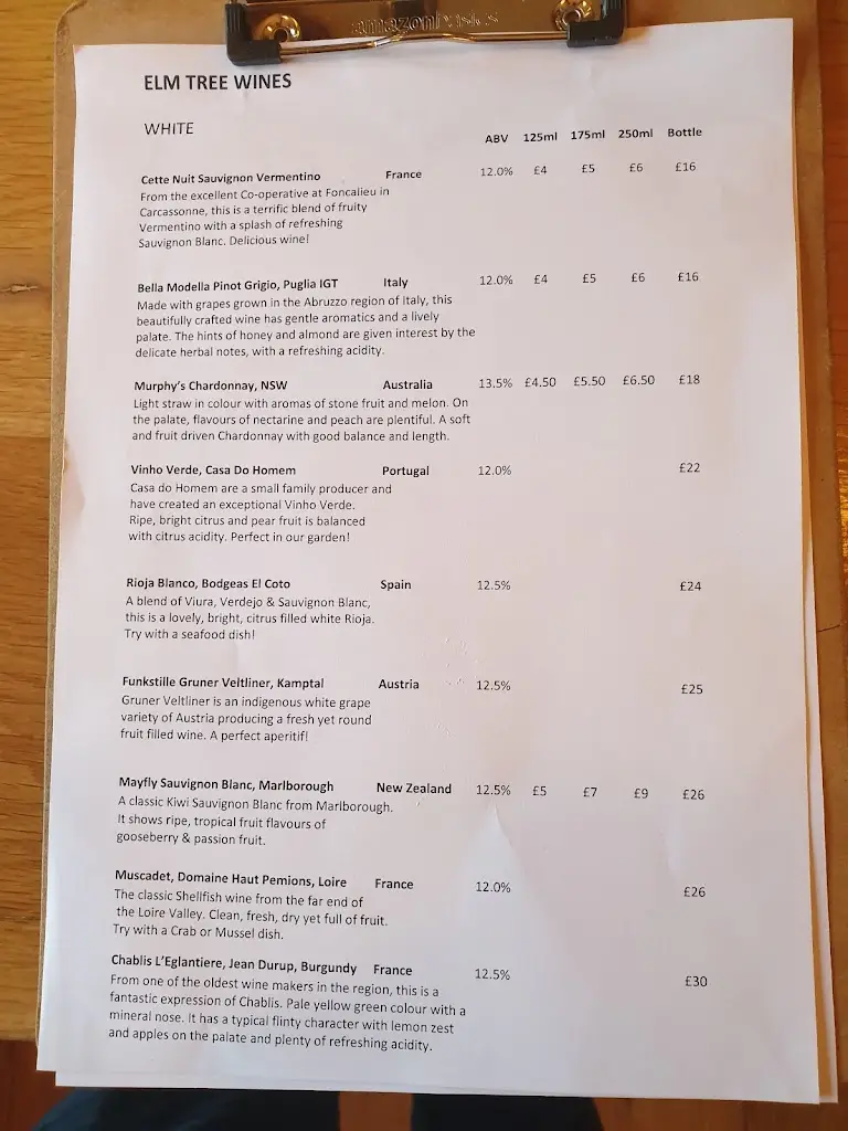 Menu_The Elm Tree Inn_Chickerell_image_4