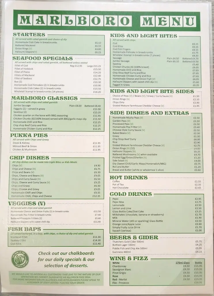 Menu_Marlboro_Chickerell_image_1