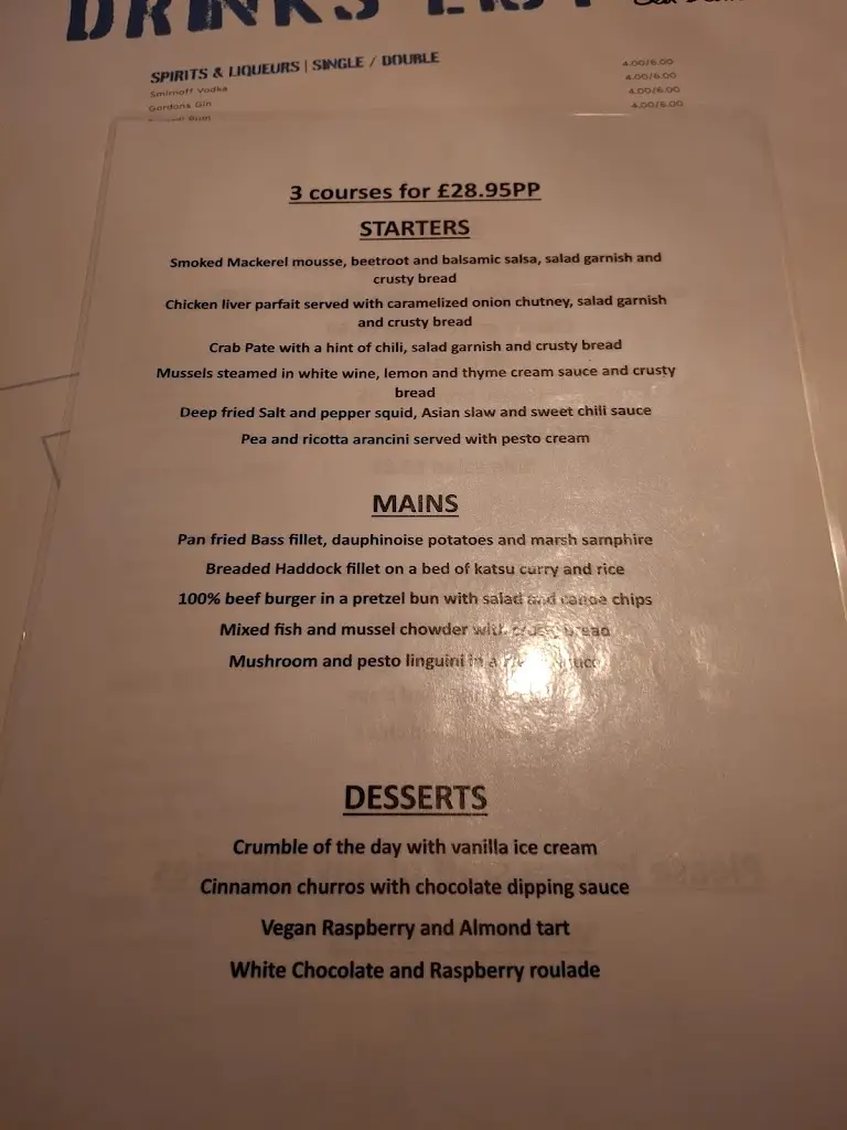 Menu_Sea Beats_Chickerell_immagine_1