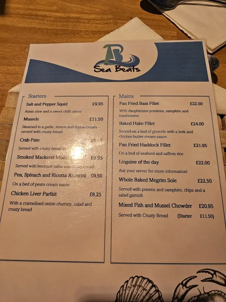 Menu_Sea Beats_Chickerell_immagine_2