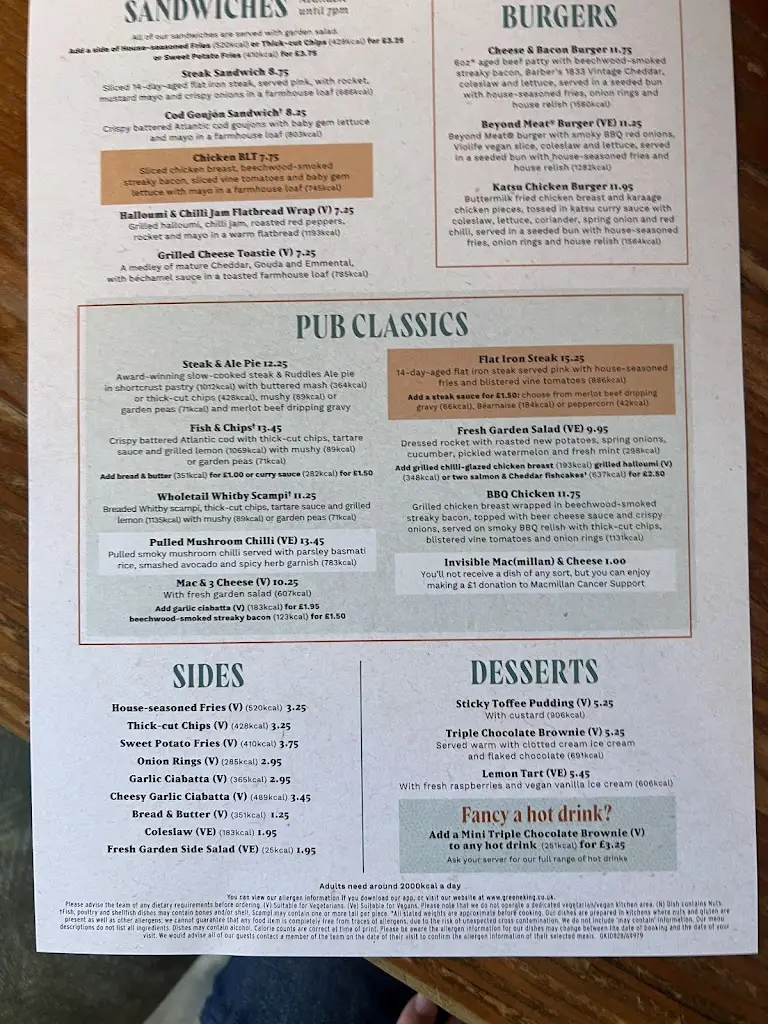 Menu_White Hart_Chickerell_immagine_4