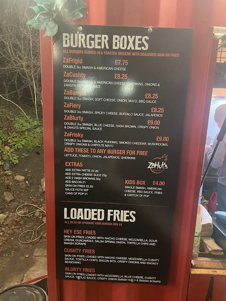 Menu_Zahut's Burgers_Annfield Plain_image_2