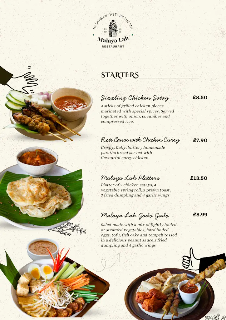 Menu_Malaya Lah Restaurant, Carlton Hotel_Chickerell_image_1