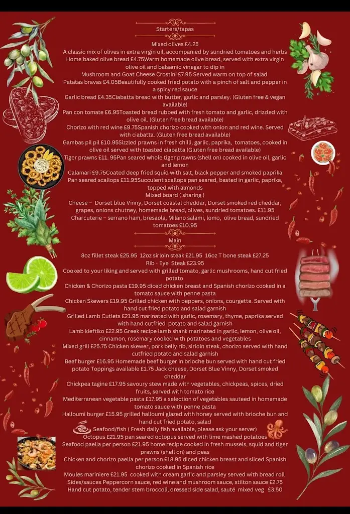 Menu_The Greedy Seagull_Chickerell_imagen_3