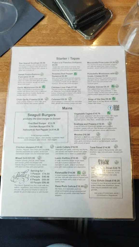 Menu_The Greedy Seagull_Chickerell_imagen_4