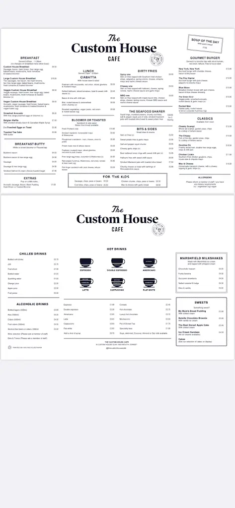 Menu_Custom House Cafe_Chickerell_imagen_3