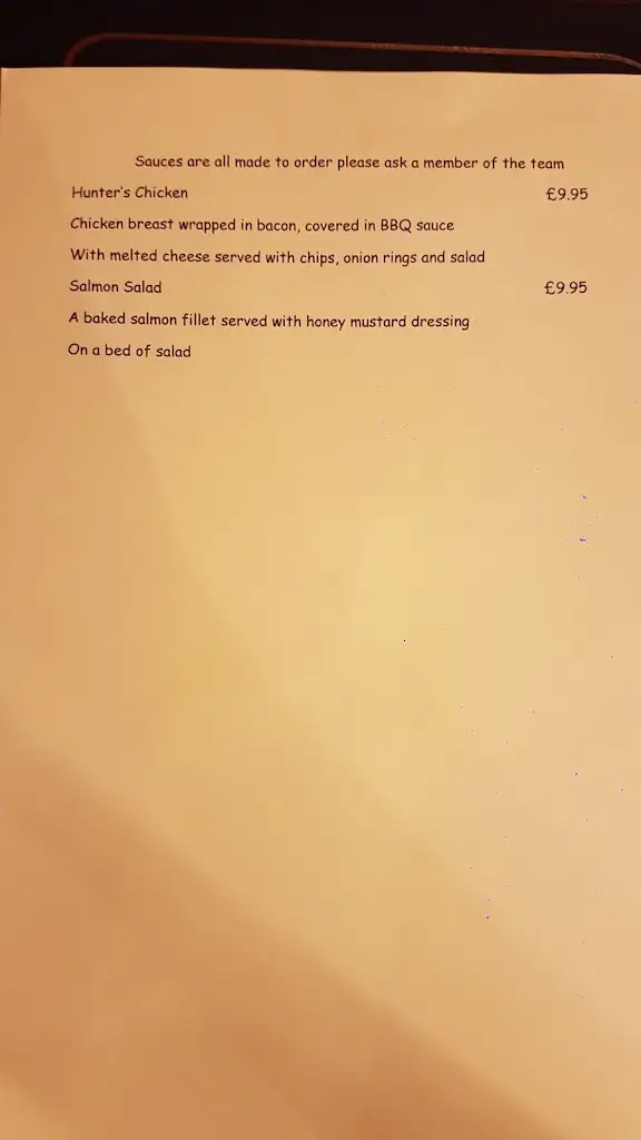 Menu_The John Gregory_Chickerell_image_2