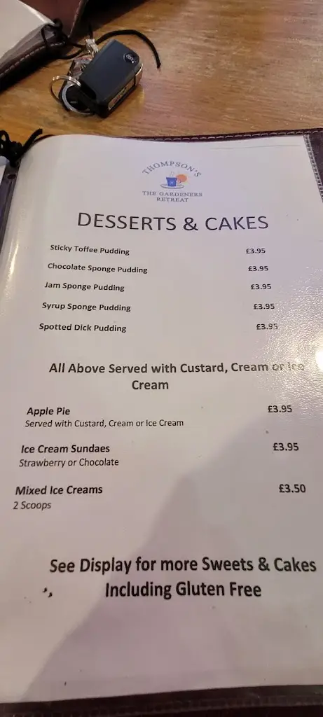 Menu_Gardeners Retreat_Chickerell_image_3