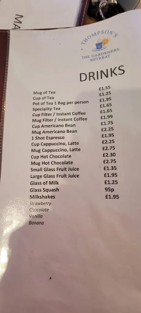 Menu_Gardeners Retreat_Chickerell_image_4