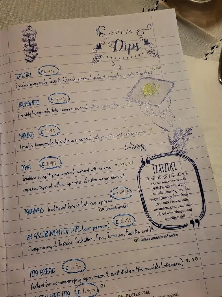 Menu_Odyssey Greek Restaurant_Chesterfield_immagine_2