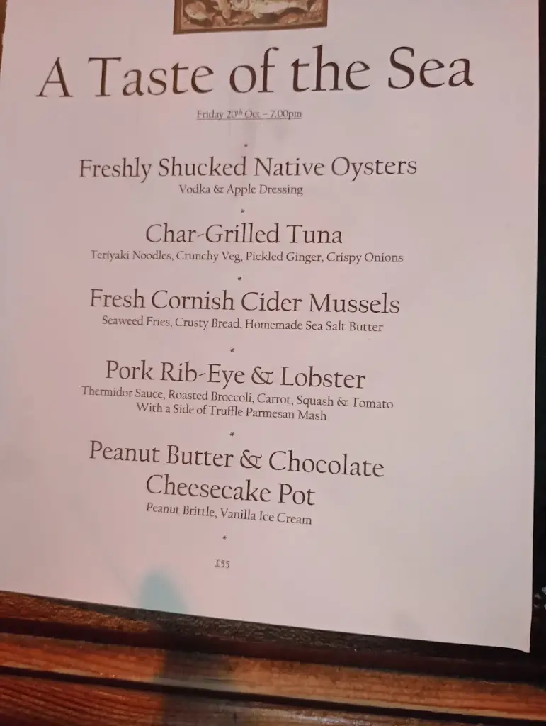 Menu_The Market Pub_Chesterfield_image_2