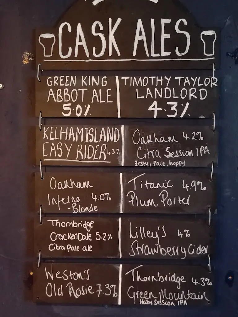 Menu_The Market Pub_Chesterfield_image_3