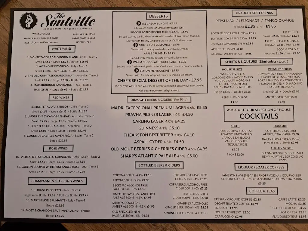 Menu_The Soulville Steakhouse_Chesterfield_image_2