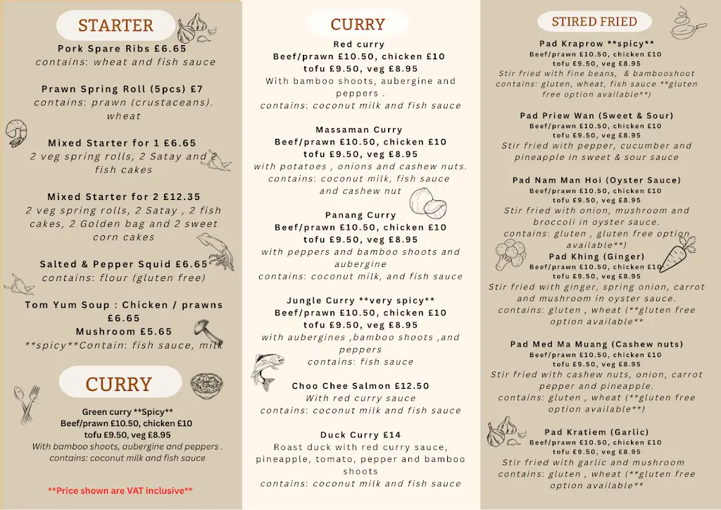 Menu_Thai Kitchen Takeaway & restaurant_Alderholt_image_1