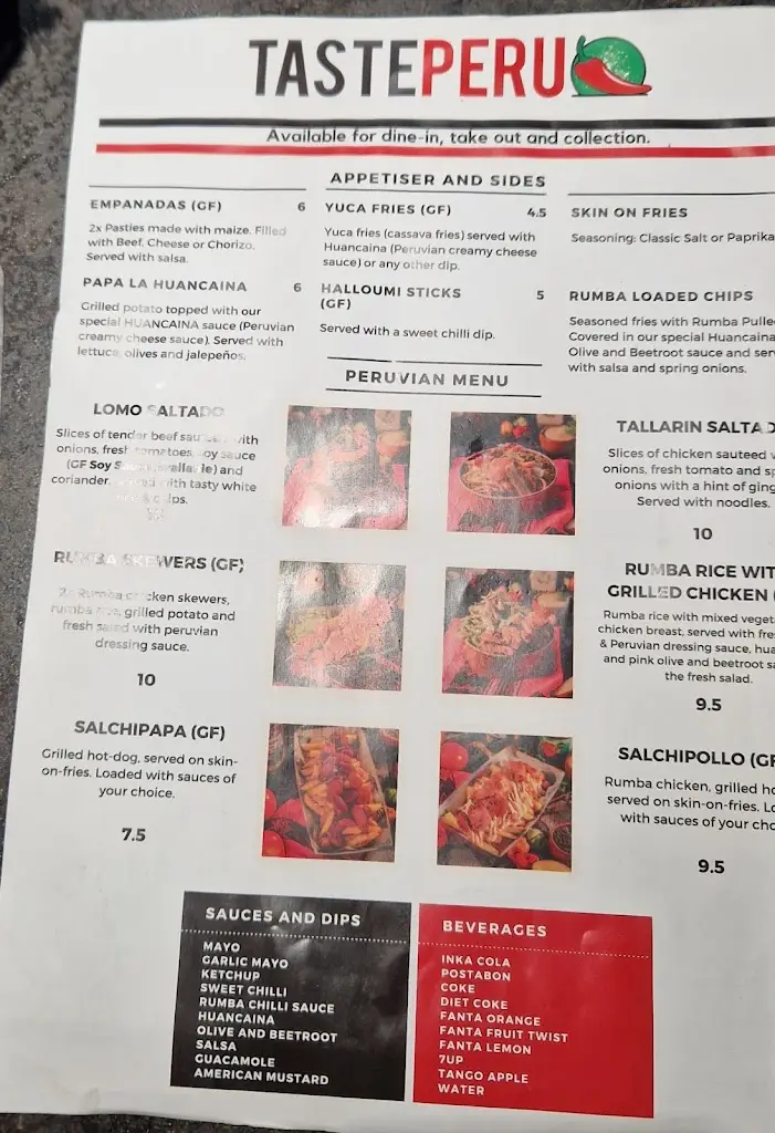 Menu_Taste Peru chesterfield_Chesterfield_image_2