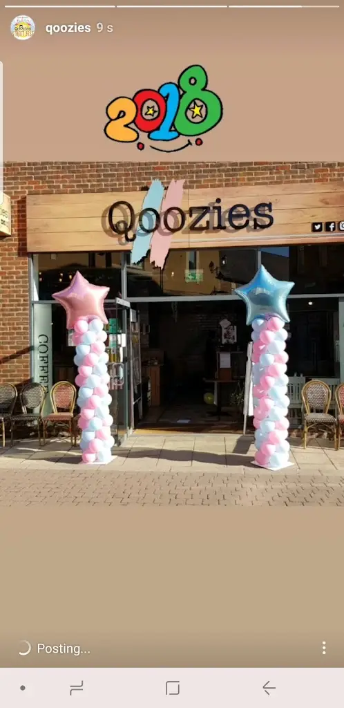 Qoozies restaurant in Chesterfield