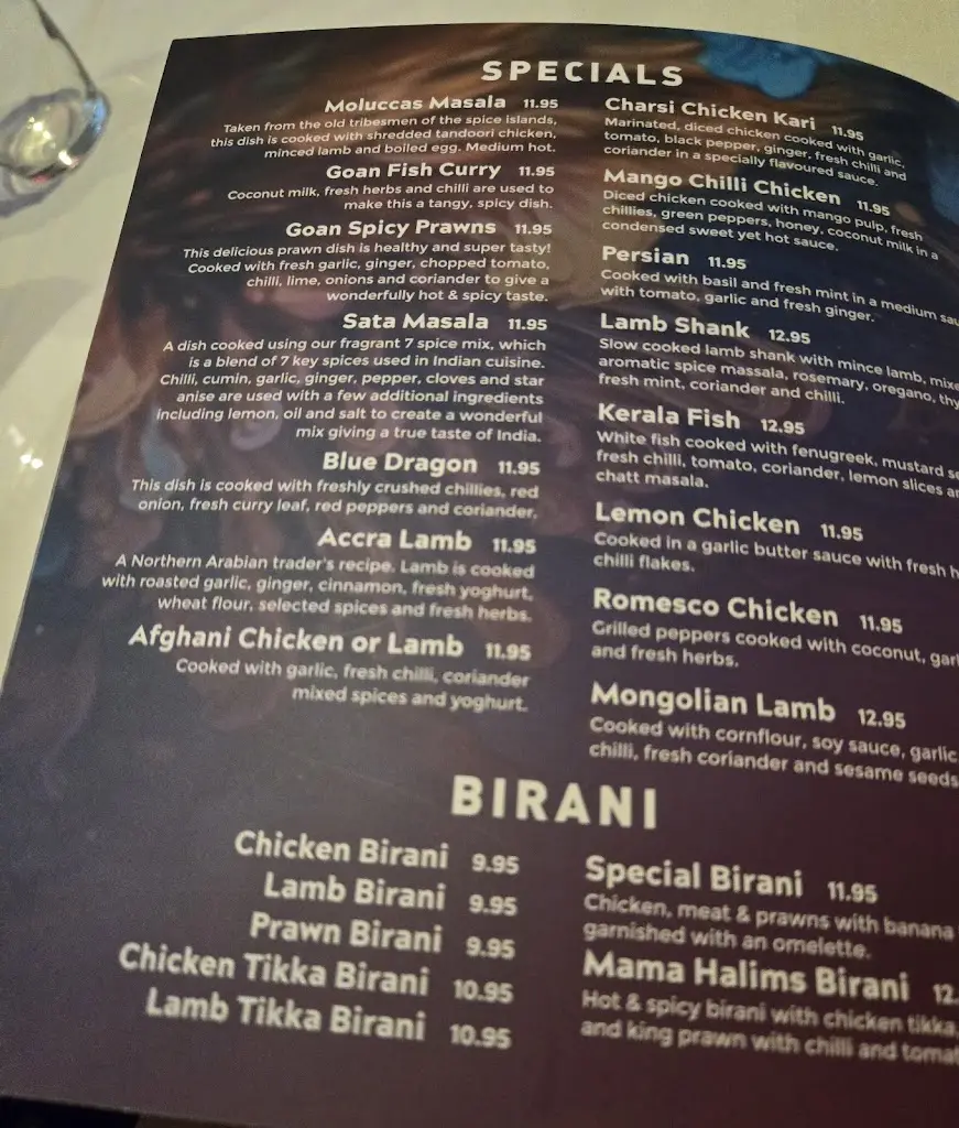Menu_Indian Blues_Chesterfield_image_4