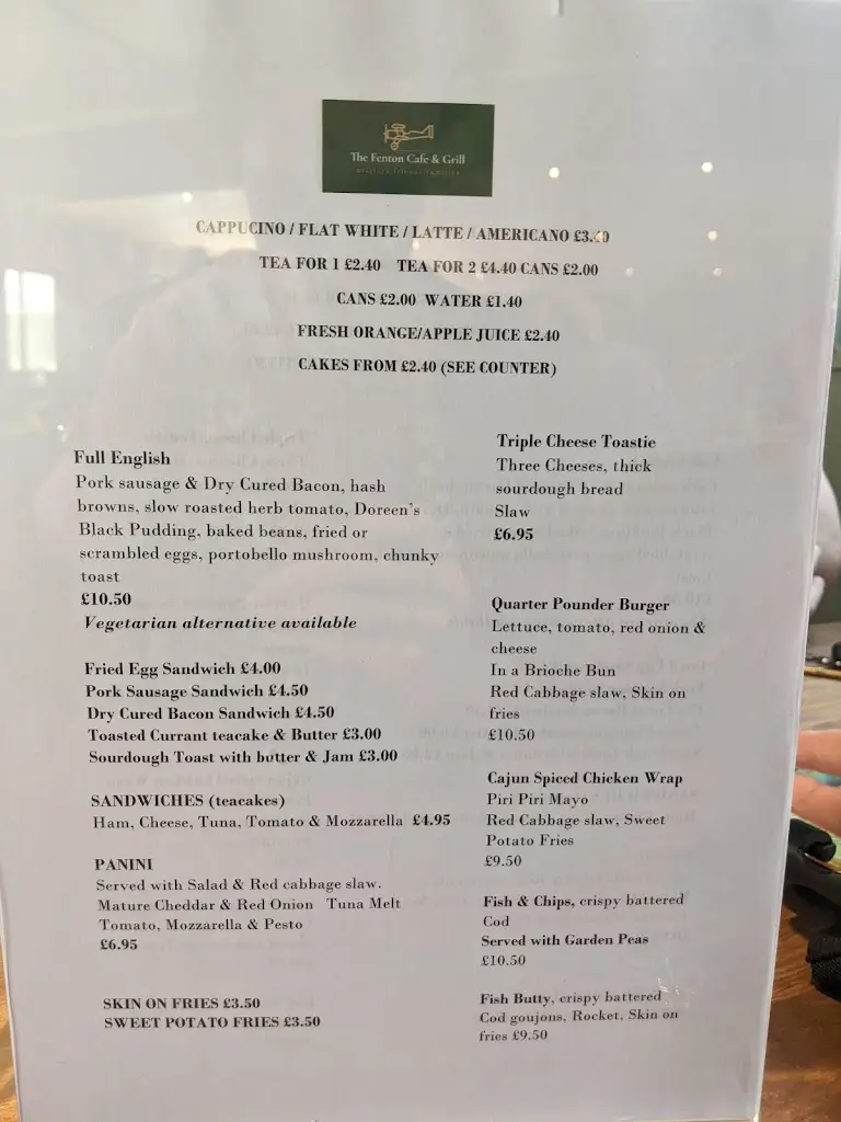 Menu_Fenton cafe & grill_Church Fenton_image_1