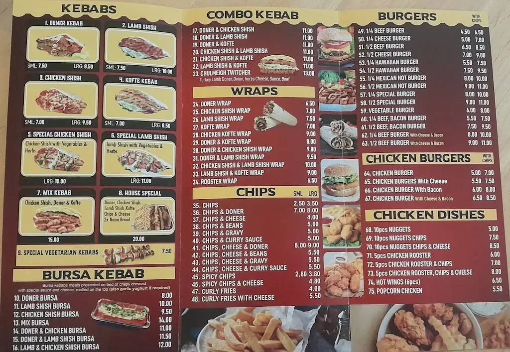 Menu_Chulmleigh Kebab House_Chulmleigh_image_2