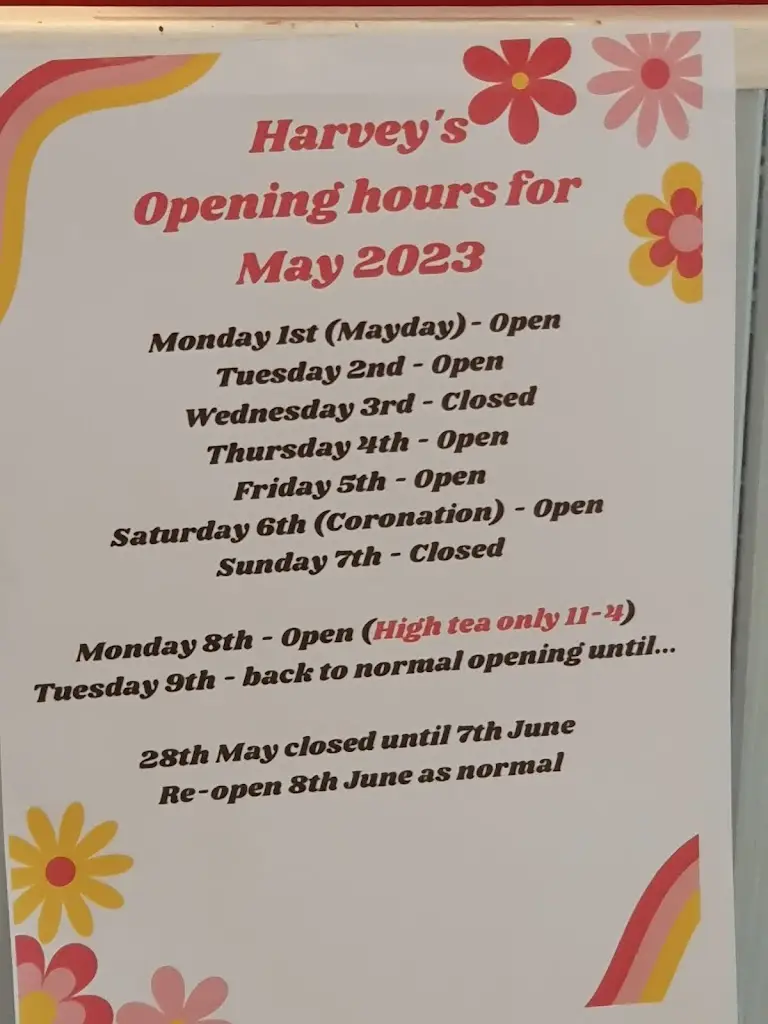 Menu_Harveys Of Chudleigh_Chudleigh_image_4