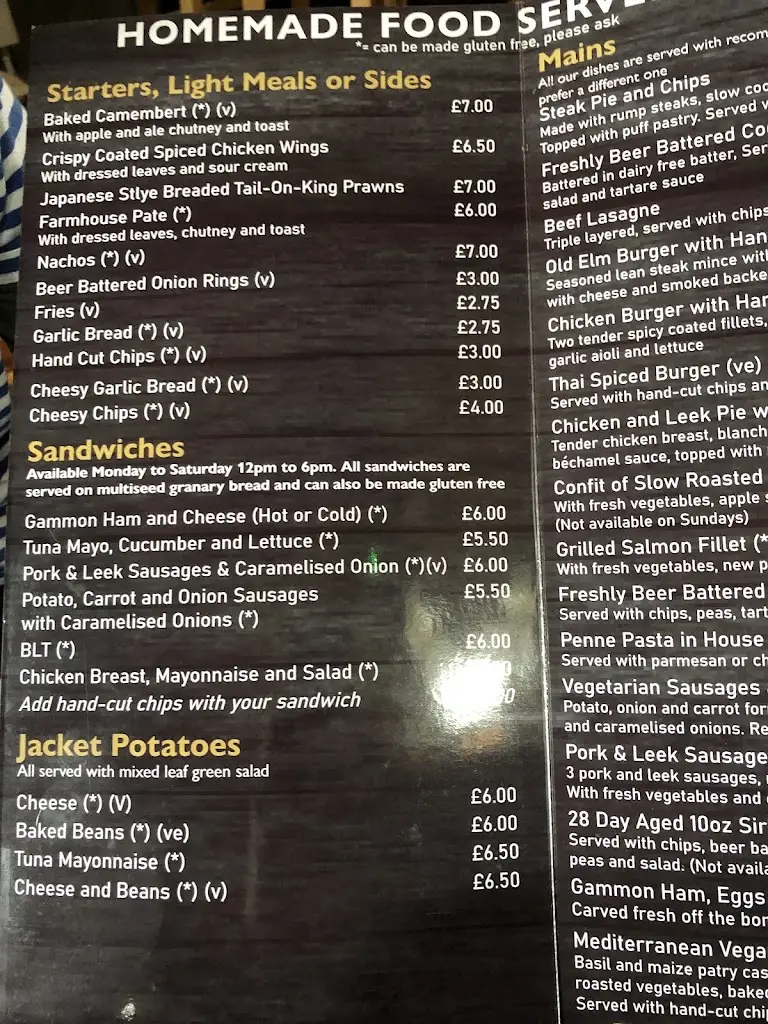 Menu_The Old Elm Inn_Churchdown_image_4