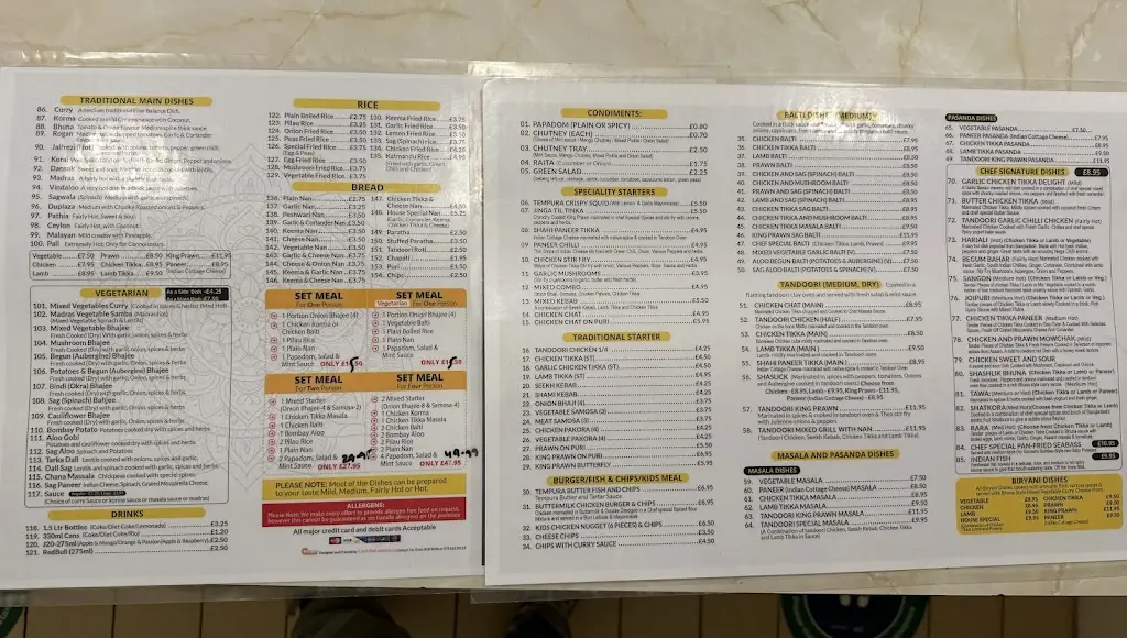 Menu_Churchdown Tandoori_Churchdown_immagine_1