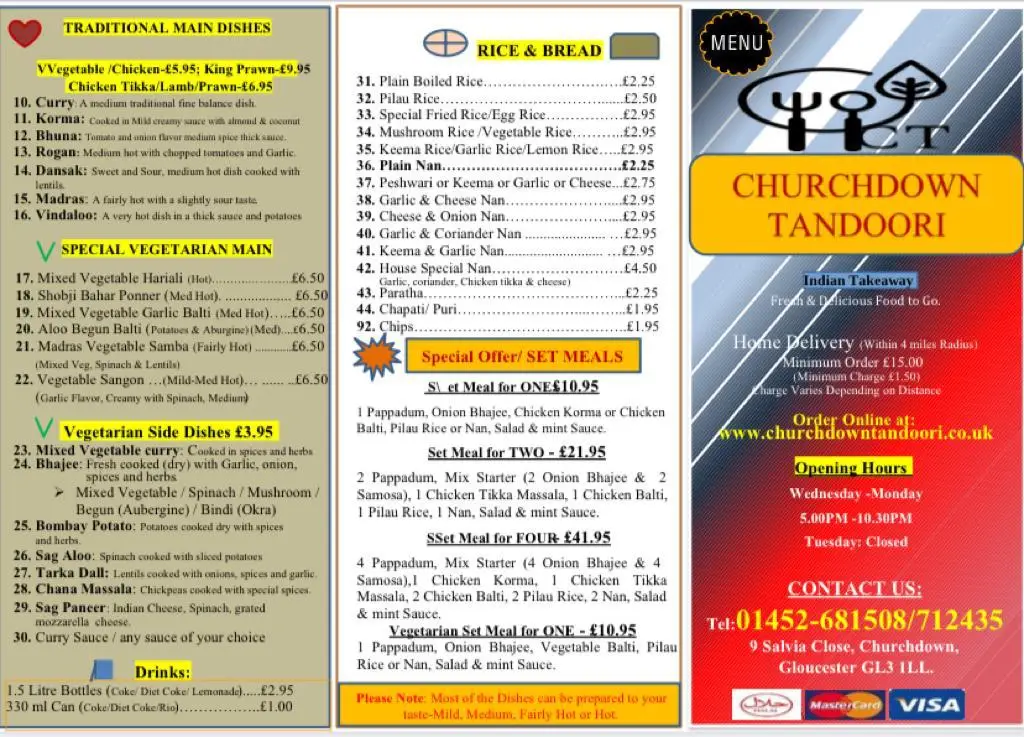 Menu_Churchdown Tandoori_Churchdown_immagine_4