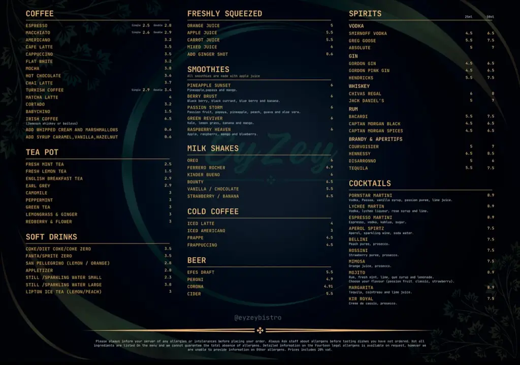 Menu_Eyzey Bistro_Chorleywood_image_2