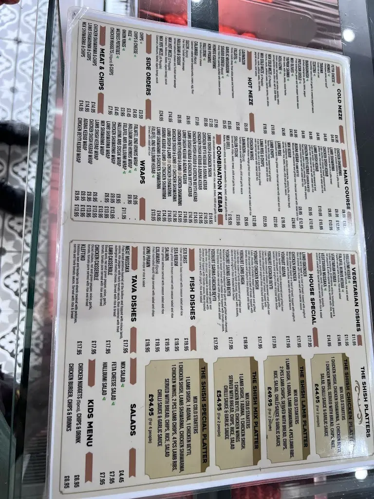 Menu_The Shish Meze Bar - Rickmansworth_Chorleywood_image_4