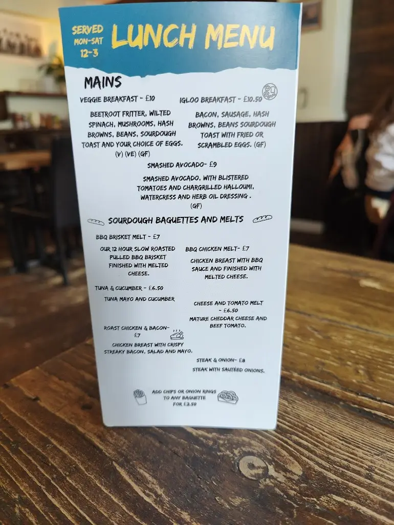 Menu_Igloo Restaurant - Cirencester_Cirencester_image_2