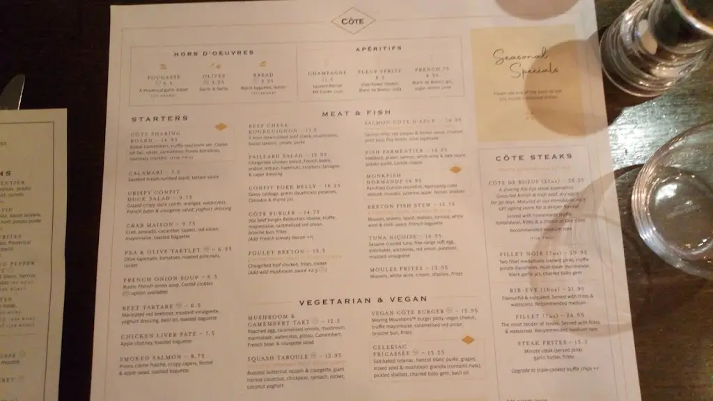 Menu_Côte Cirencester_Cirencester_image_2