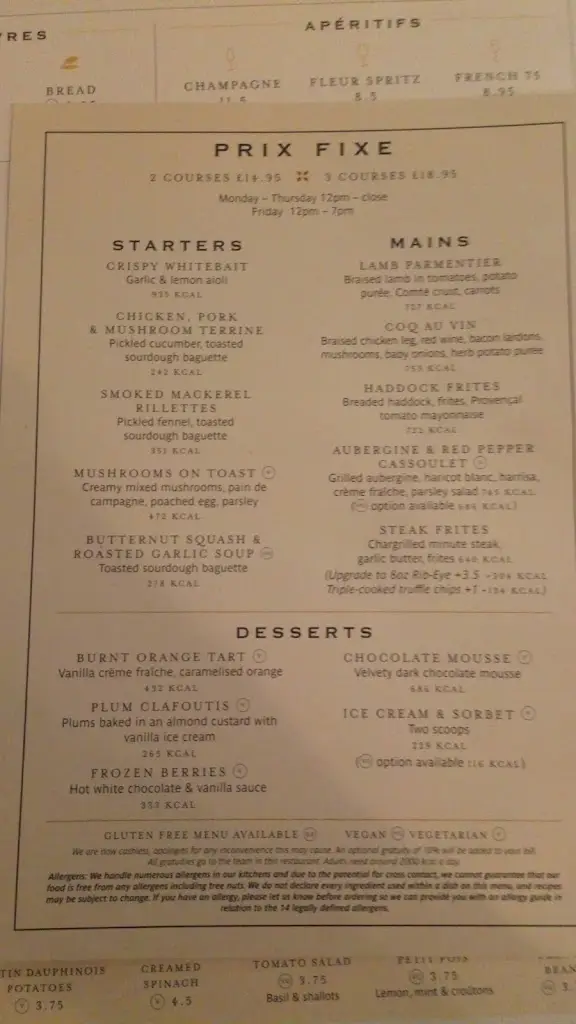 Menu_Côte Cirencester_Cirencester_image_4