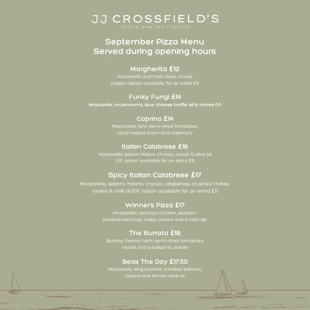 Menu_JJ Crossfield's Cafe & Bar Arnside_Arnside_image_1