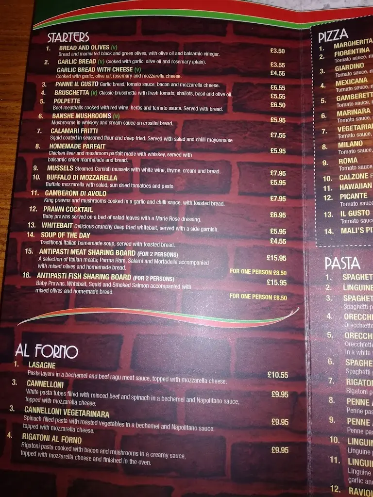 Menu_Il Gusto_Chipping Sodbury_image_2