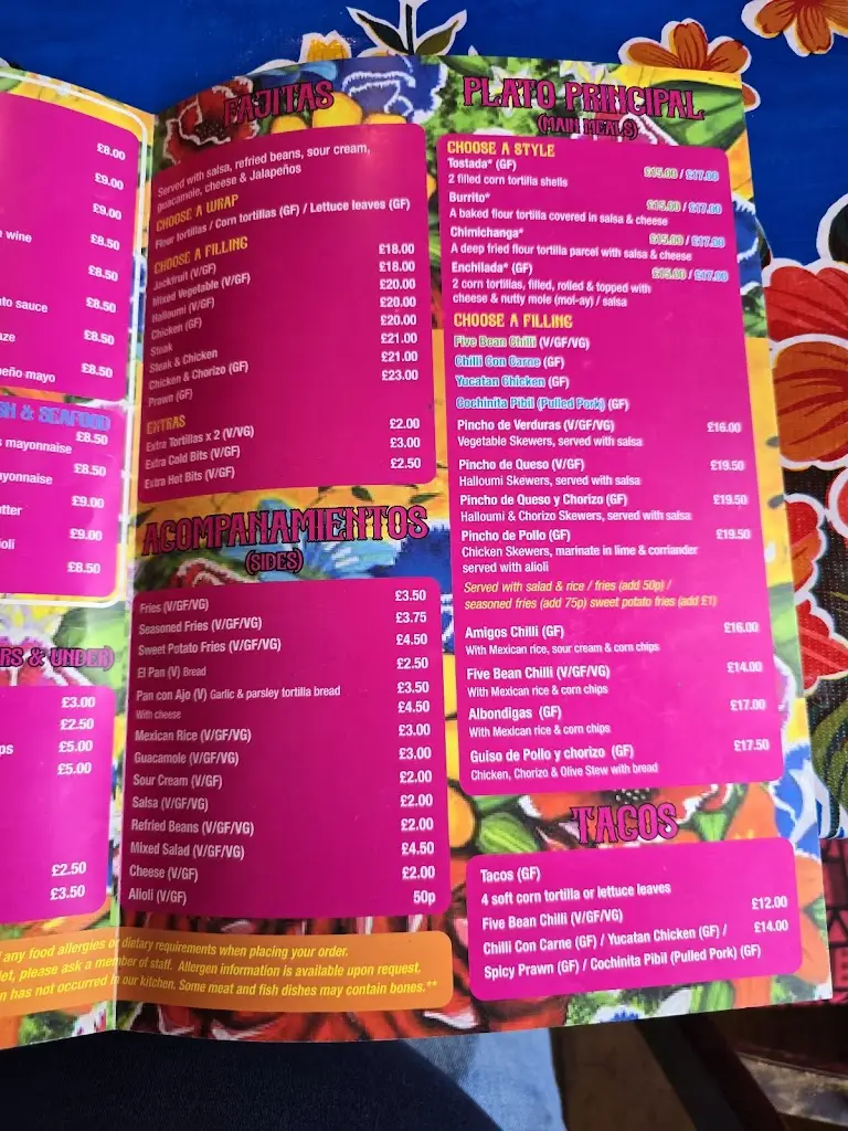 Menu_Amigos Cocina_Chipping Sodbury_immagine_4