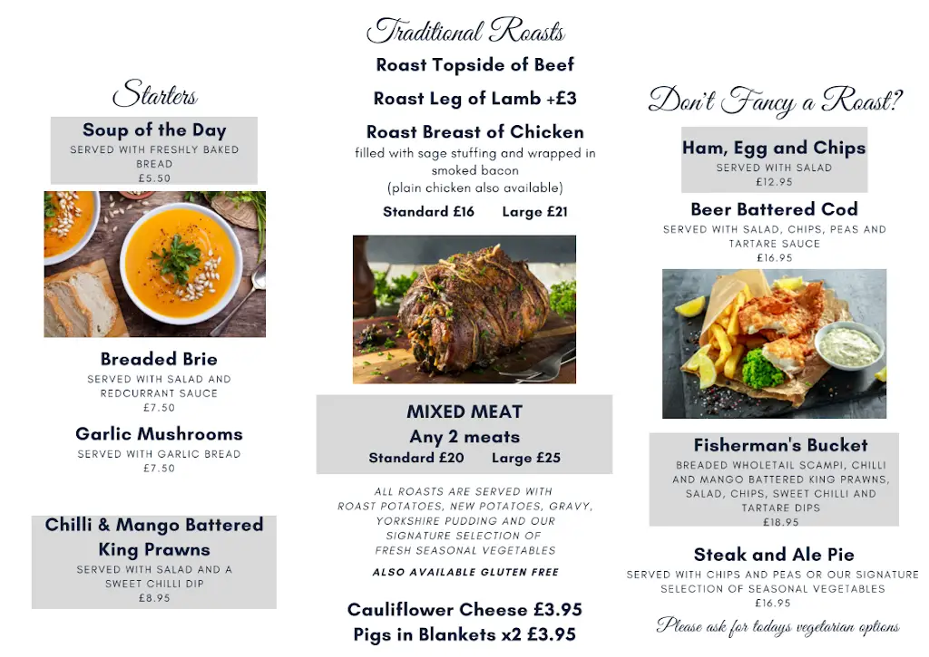 Menu_The Royal Oak, Chipping Sodbury_Chipping Sodbury_image_4