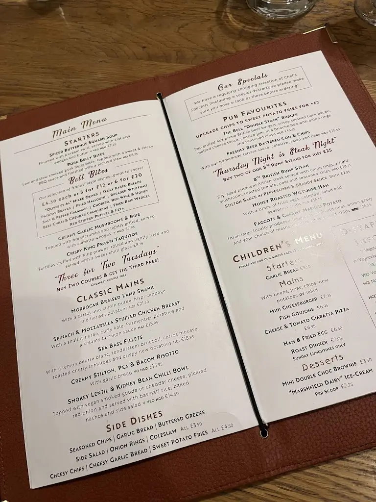 Menu_The Bell Inn_Chipping Sodbury_image_4