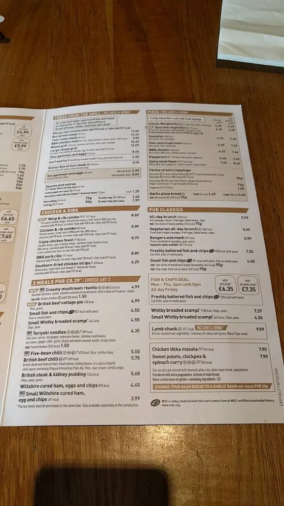 Menu_The Thorns Farm_Chipping Sodbury_image_3